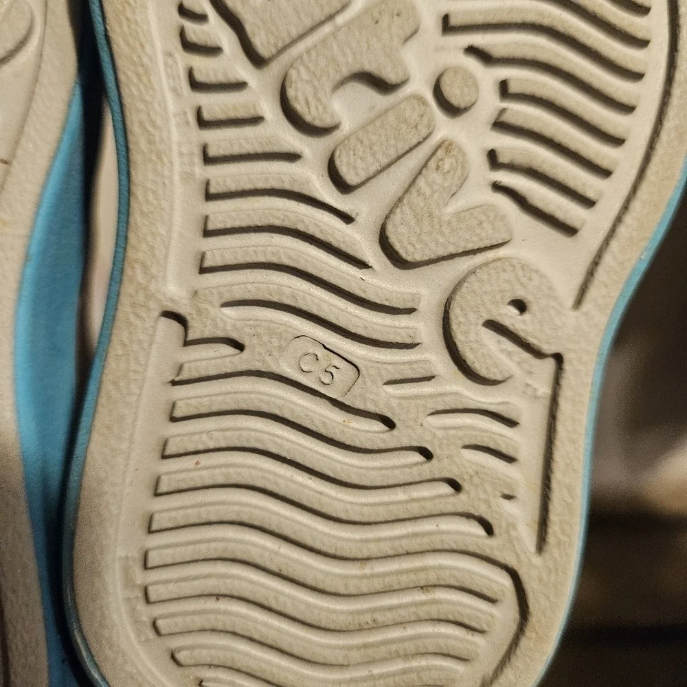 Native c5 toddler grey and blue shoes